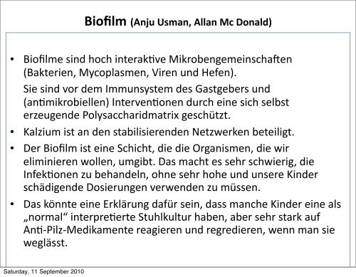 Die integrative Behandlung von Kindern - Klinghardt Academy