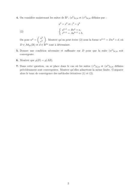 Recueil d'Examens (1997 - 2009) Analyse NumÃ©rique - lamsin