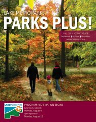 Download Parks Plus! Fall 2013 (PDF - Lake Metroparks