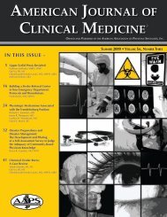 american journal of clinical medicine - American Association of ...