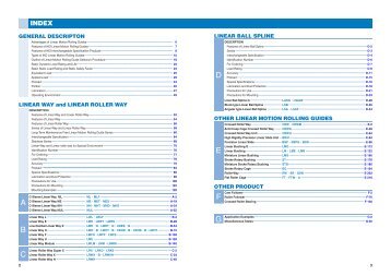 LINEAR WAY and LINEAR ROLLER WAY
