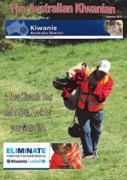 Official Newsletter of : - Kiwanis