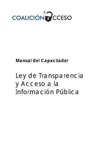 Manual del Capacitador LOTAIP - Universidad TÃ©cnica de Ambato