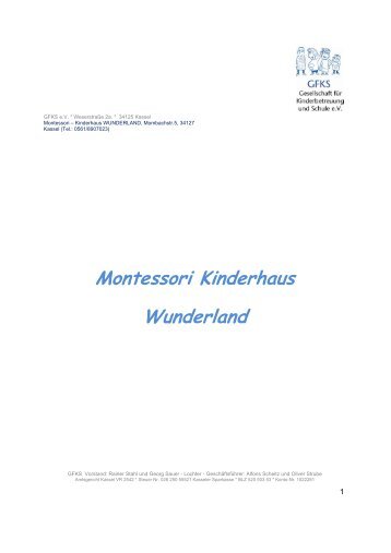 Montessori Kinderhaus Wunderland