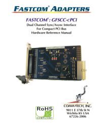 Fastcom: GFSCC-cPCI - Commtech-fastcom.com