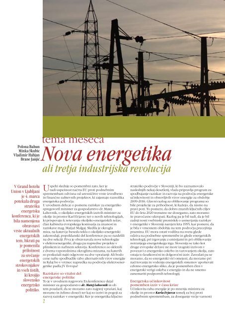 Nova energetika ali tretja industrijska revolucija Sanacija ... - dLib.si