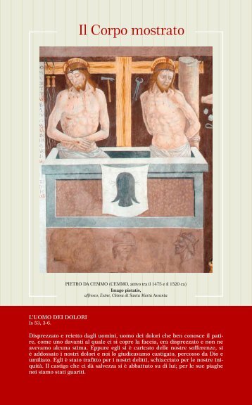 Il Corpo mostrato - Scheda - (127 Kb) PDF - Diocesi di Brescia