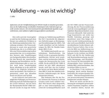 Validierung – was ist wichtig?