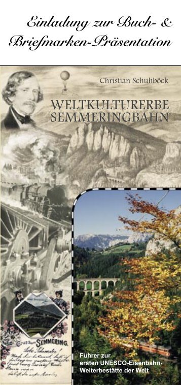 Einladung_Semmeringbuch_Wien Kopie.indd - Briefmarken Gilg