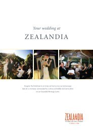 Your wedding At ZEALANDIA