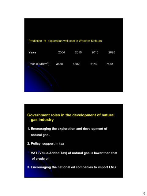 Natural Gas Market in China - CCOP