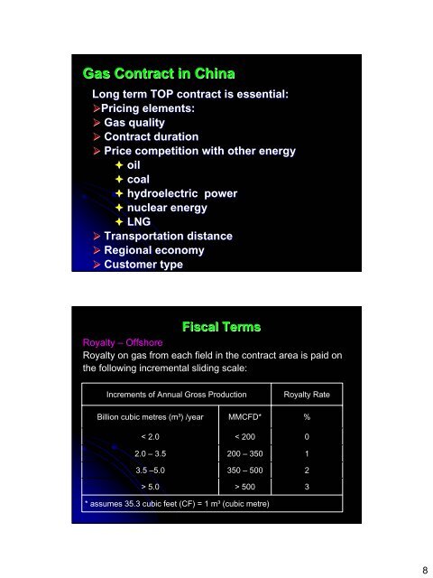 Natural Gas Market in China - CCOP