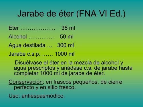 JARABES FNA VI Ed.