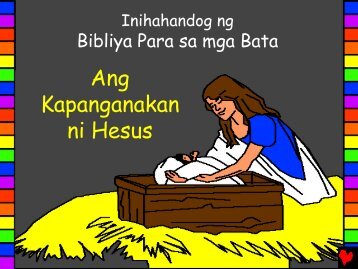 The Birth of Jesus Tagalog PDA - Bible for Children