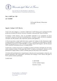 Corpo Testo - UniversitÃ  degli Studi di Firenze