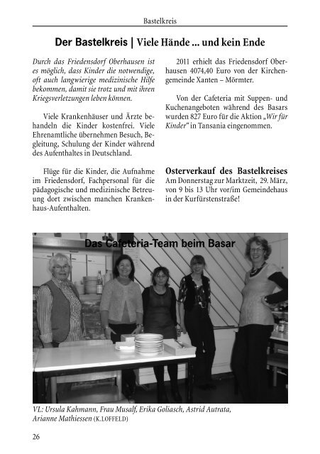 Gemeindebrief März - Juni 2012 - Evangelische Kirchengemeinde ...