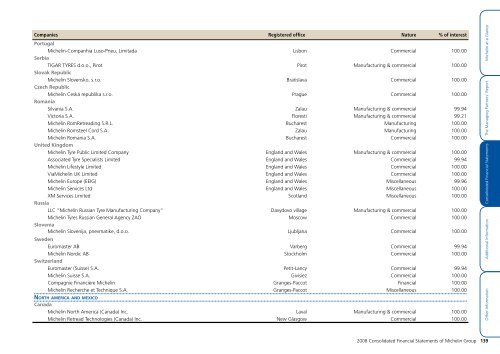 MICHELIN - 2008 ANNUAL REPORT