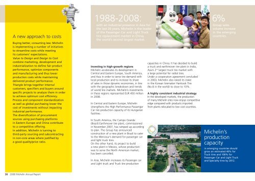 MICHELIN - 2008 ANNUAL REPORT