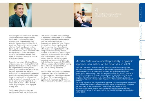 MICHELIN - 2008 ANNUAL REPORT