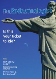 The Endocrinologist | Issue 87 - Society for Endocrinology