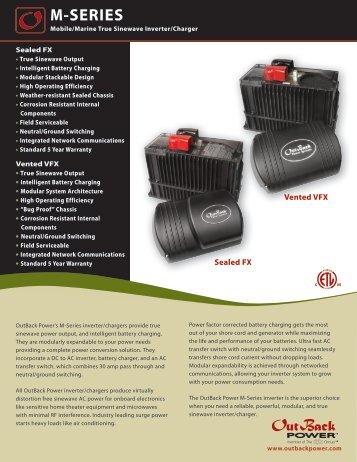M-SERIES - OutBack Power Systems