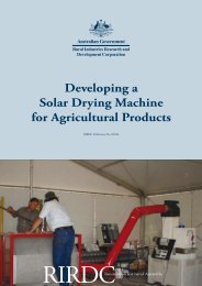 Developing a Solar Drying Machine for Agricultural Products