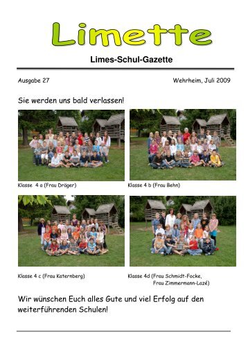 Limes-Schul-Gazette - Limesschule