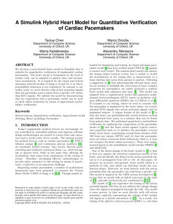 A Simulink Hybrid Heart Model for Quantitative Verification of ...