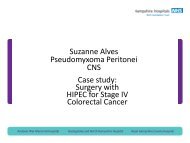 Sue Alves - Bowel Cancer UK