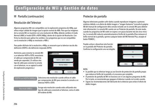 Manual de operaciones de la consola Wii