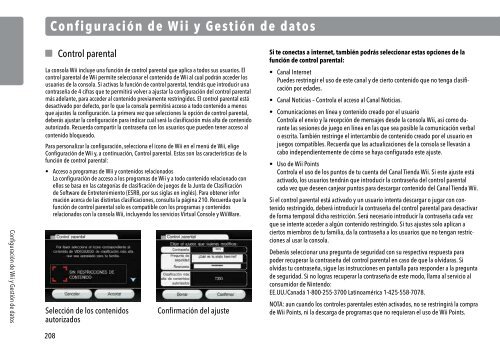 Manual de operaciones de la consola Wii