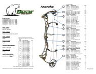 Bow Specifications - Bear Archery