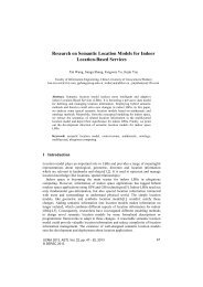 semantic location model in indoor space for Location-Based Service