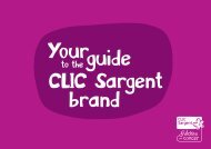 Your guide to the CLIC Sargent brand