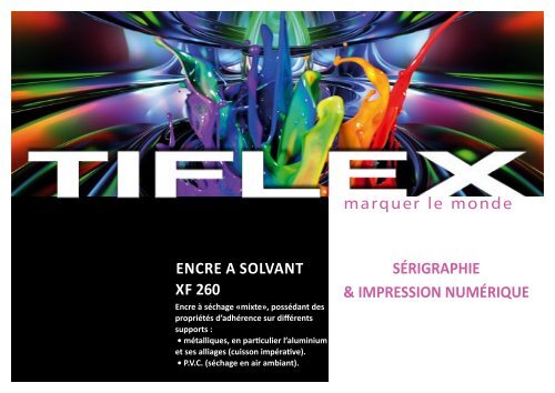 ENCRE A SOlvANt XF 260 - Tiflex