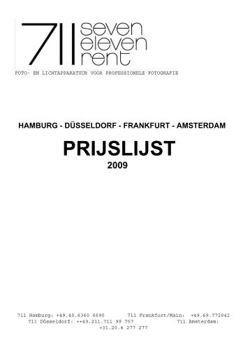 prijslijst (PDF) - 711rent.com