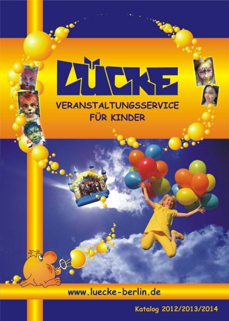 Spielstraße - LÜCKE-Veranstaltungsservice für Kinder