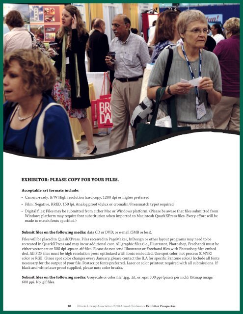 EXHIBITOR PROSPECTUS - Illinois Library Association