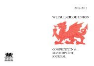 access the journal online here - Welsh Bridge Union