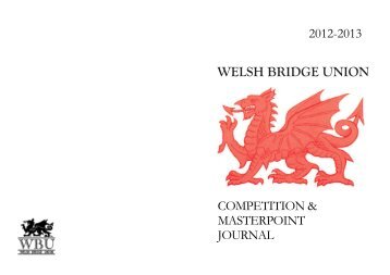 access the journal online here - Welsh Bridge Union