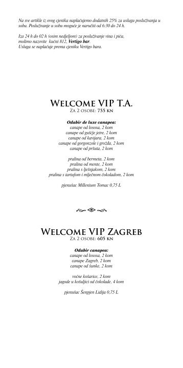 Welcome VIP T.A. Welcome VIP Zagreb - Hotel AntunoviÄ - Zagreb