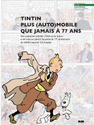 TINTIN PLUS (AUTO)MOBILE QUE JAMAIS Ã 77 ANS - Magazine ...