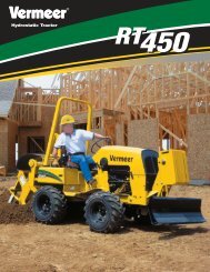 Vermeer RT450 Features and Specs - Sunflower Rental