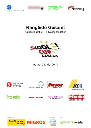 Rangliste Gesamt - sCOOL!