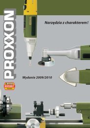 Katalog Proxxon - Portal NarzÄdziowy