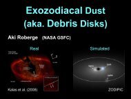 Aki Roberge (NASA GSFC) Exozodiacal Dust (aka. Debris Disks)