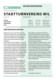 STADTTURNVEREINS WIL - StadtTurnVerein Wil