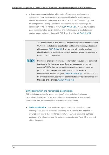 Introductory Guidance on the CLP Regulation - ECHA - Europa