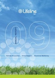 Lifeline WA Annual Report 2008-09