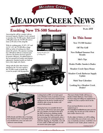 4798 MCW Winter 08 News - Meadow Creek BBQ